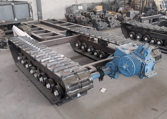 Customized Rubber Crawler Track Undercarriage For Borehole Drilling Rig Machines