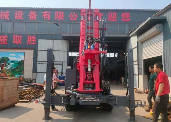 Crawler Mounted Concrete Drilling Equipment With 17/18 Air Compressor
