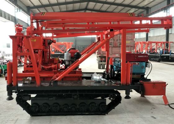 XY-200 Hydraulic Crawler Mounted Drill Rig For ShiTan Bore Hole CE Certification