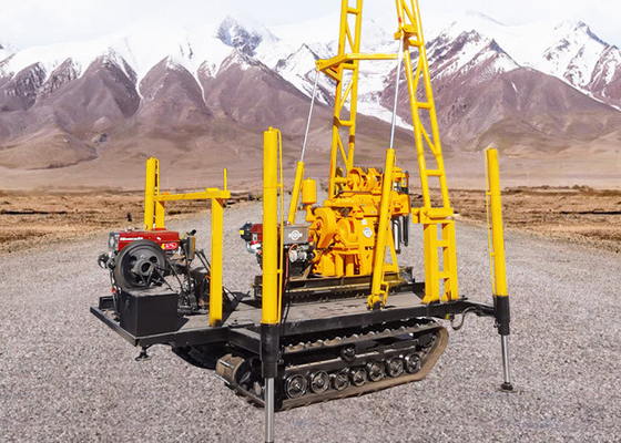 XY-1A 150 Meter Detph 20 HP Mesin Diesel Portable Air Well Drilling Rig