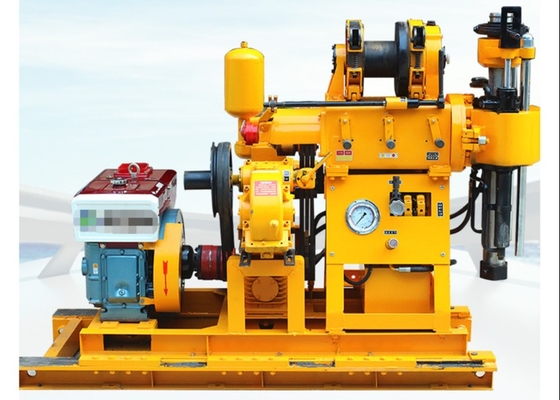 200 Meter Teknik Pengeboran Rig Untuk Pengolahan Emas Core Sampling Koleksi