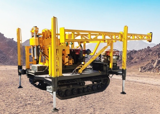 XY-100 Mesin Pengeboran Air Hydraulic Well Exploration untuk Penggunaan Akhir Keluarga