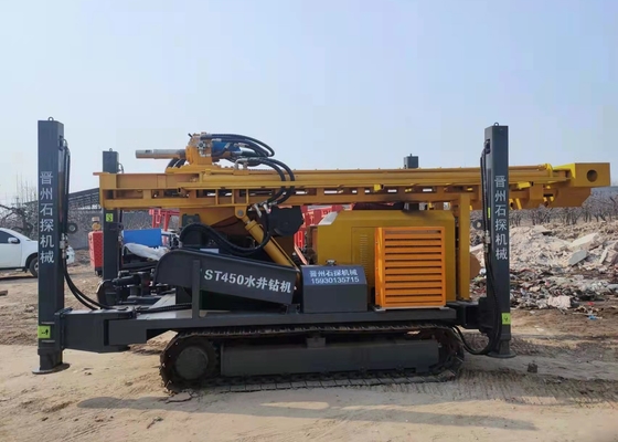 ST 400 Mesin Pengeboran Sumur Air Deep Pneumatic Rock Blasting Untuk Pengeboran