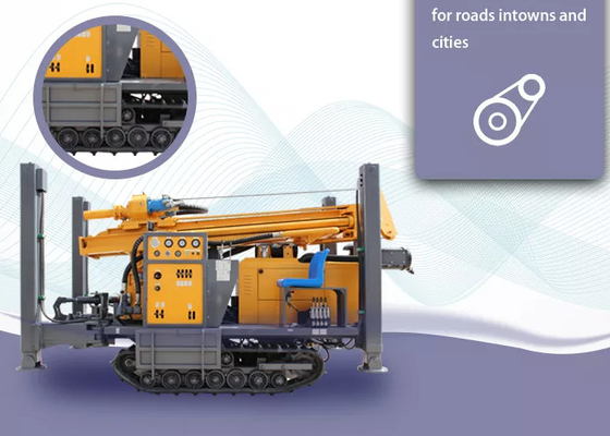Kecepatan Tinggi St 350 Meters Deep Pneumatic Drilling Rig Lubang Bor Bawah Tanah