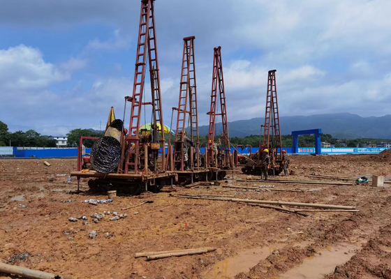 Rig Pengeboran Sumur Air Teknik Xy-1a Kedalaman 180 Meter