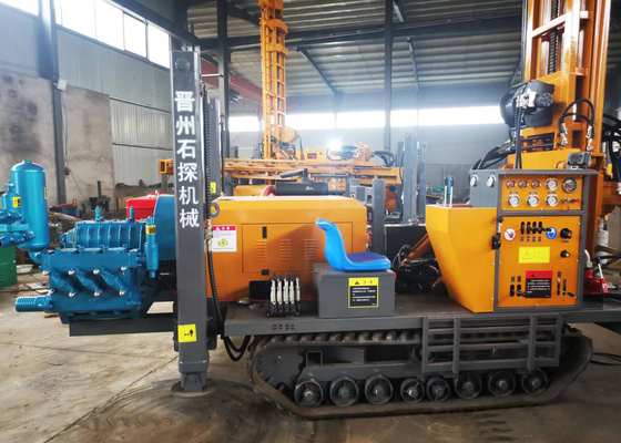 Pneumatic Drilling Rig Untuk Pertanian Irigasi 180m Pengeboran lubang air