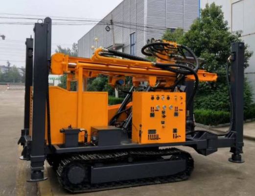 Mesin Diesel Lubang Bor Air Crawler Mounted Drill Rig Peledakan Dalam 260 Meter