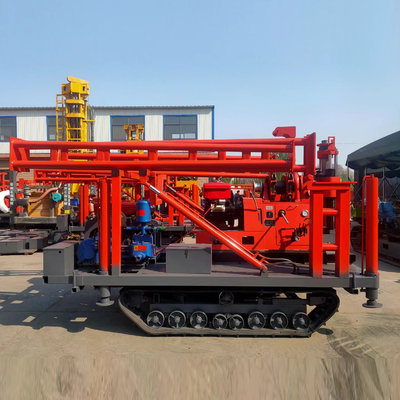 Investigasi Coring Crawler Mounted Drill Rig 75mm Diameter 200m Kedalaman GK 200