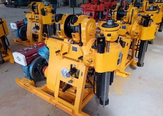 150 Meter Pengujian Tanah Exploration Drill Rig Crawler Mounted Xy-1a