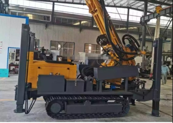 Peledakan Pneumatik Besar 260 Meter Rig Pengeboran Sumur Air Lubang Dalam Dengan Kompresor Udara dan Pompa Lumpur BW 250
