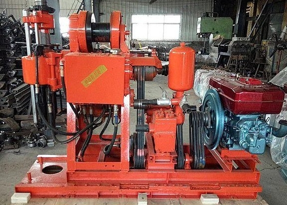 Mesin Rig Pengeboran Uji Tanah 380V GK 200 Dengan Roda Untuk Eksplorasi Geoteknik