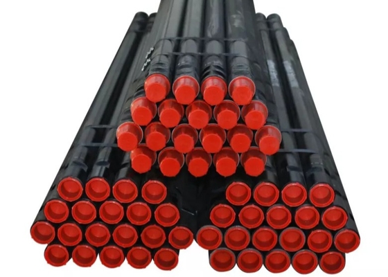 Baja Threaded Rock Drill Rods Kekuatan Tinggi Untuk Rig Pengeboran Rock Hammer Atas