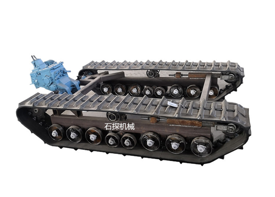 Rig Pengeboran OEM Rubber Crawler Track Undercarriage Dengan Kapasitas Pemuatan Berbeda