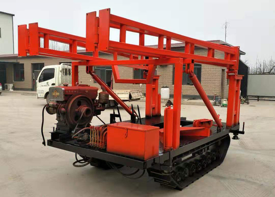 OEM Roda Karet Lipat Menara Crawler Track Undercarriage Dengan Mesin Diesel