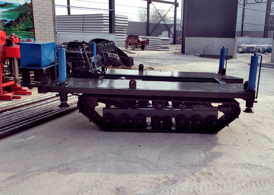Platform Rig Pengeboran Untuk Pengangkutan Mudah 3-5MT Kapasitas Pemuatan Crawler Track Undercarriage