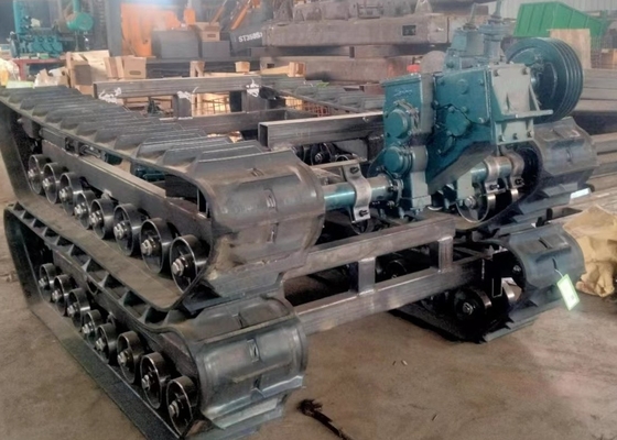 OEM Kapasitas Pemuatan Baja Crawler Track Undercarriage Yang Berbeda Untuk Industri