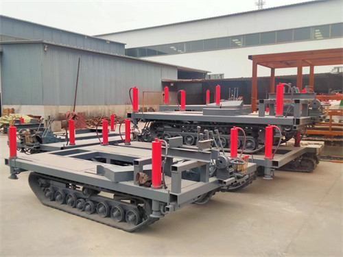 1MT Loading Crawler Track Undercarriage Untuk Industri Teknik Mesin Rig Pengeboran