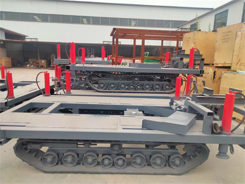 Pertanian Kapasitas Pemuatan Disesuaikan Baja atau Crawler Track Undercarriage Transportasi Mudah