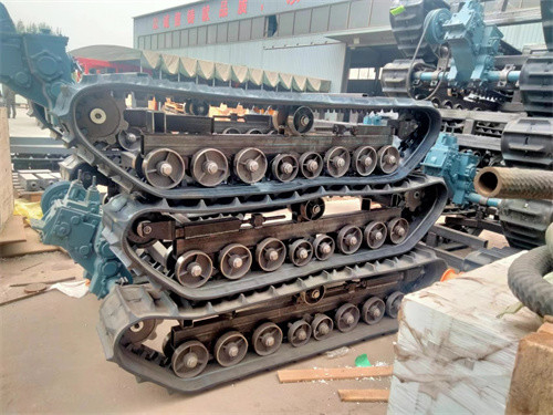 1.5MT Loading Crawler Track Undercarriage Untuk Mesin Rig Pengeboran Eksplorasi Penambangan