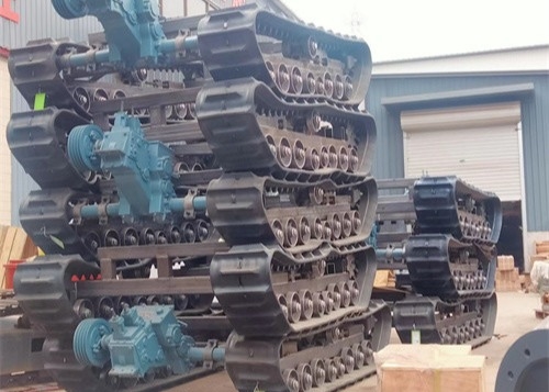1.5MT Memuat Kapasitas Crawler Track Undercarriage Untuk Mesin Pengeboran Sumur Air