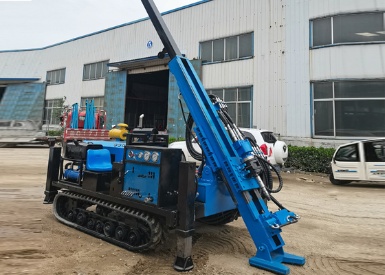 0-80 Rpm Dth Crawler Mounted Drill Rig Kedalaman 280 Meter