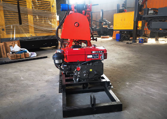 ST 50 Meter Geological Drilling Rig Mini Untuk Geotechnical Coring