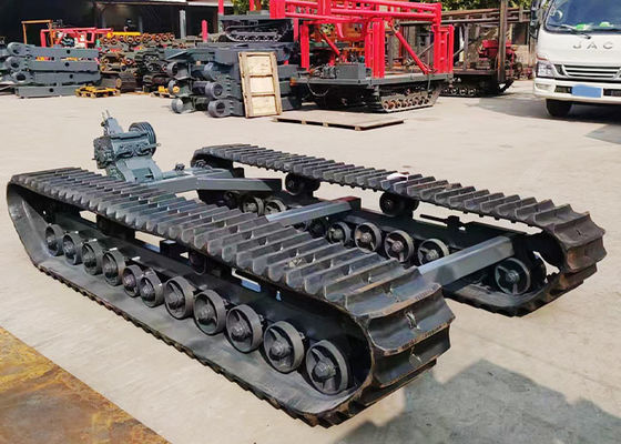 Kekuatan kuda besar karet Crawler Track Undercarriage Dengan kapasitas muat 15mt