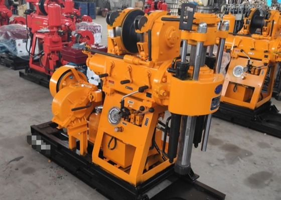 Pertambangan Eksplorasi Core Rig Bor 100 Meter kedalaman Mesin Diesel Daya