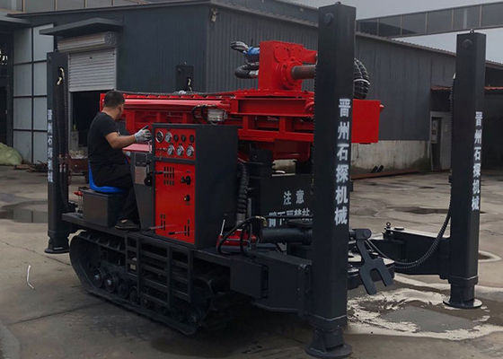 18t kekuatan angkat besar Pneumatic Pengeboran Rig Mesin pengeboran air