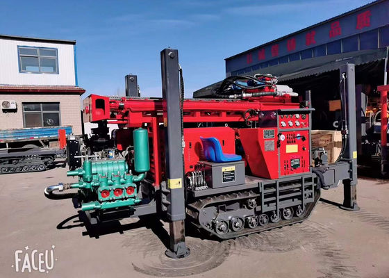 20m/min Kecepatan pendakian Ledakan Pneumatic Drilling Rig Peralatan besar kedalaman 200m