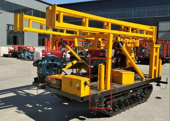 Roda Eksplorasi Dipasang Gk 200 Crawler Mounted Drill Rig Tahan Lama Kuat
