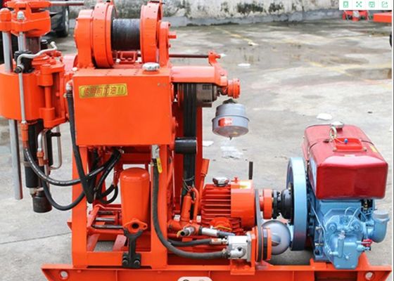 Mesin Pengeboran Geologi yang tahan lama, Pengeboran Crawler Hydraulic dengan kedalaman 100 meter