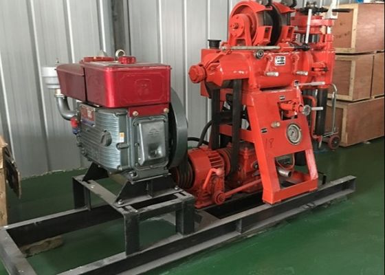 18 HP mesin diesel bertenaga core bor dan rig dengan kapasitas 150 meter