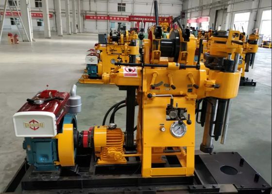 Penggalian Emas Mineral Core Drill Rig Di Bawah Tanah Untuk Sampling yang Tepat