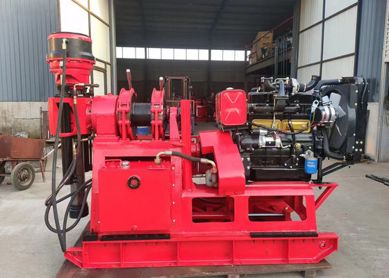 600 Kg Core Drill Rig Barrel Drilling Untuk kedalaman hingga 400 meter Kapasitas