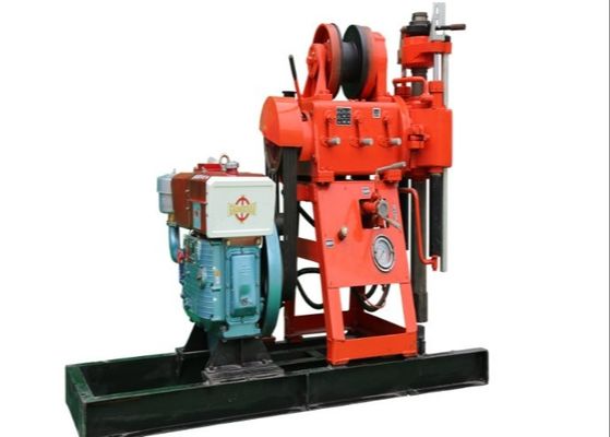 Pengeboran Geologi Diesel Kuning Untuk Pengumpulan Sampel kedalaman 100 Meter