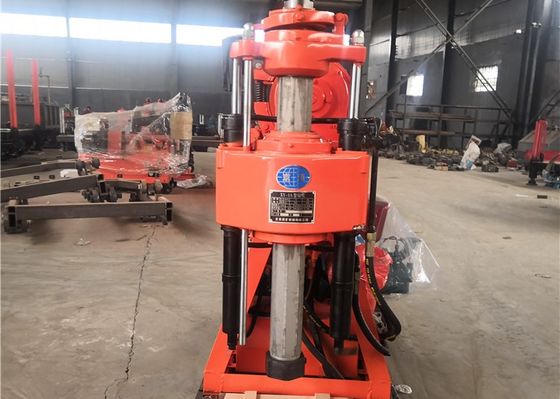Mesin Pengeboran Geologi Kuning Dengan Tenaga Mesin Diesel Untuk Pengeboran kedalaman 100m Tongkat 42mm Untuk Teknik