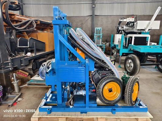 80-120 Meter Kapasitas Peralatan Pengeboran Untuk Air Well Pengeboran Rig Mesin