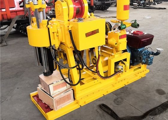 100mm Mesin Pengeboran Diesel Geologi Pribadi 100m kedalaman Vibrant Kuning/Merah/ Biru