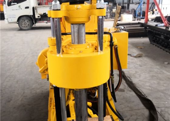 100m kedalaman Yellow Geotechnical Drilling Rig dengan 42mm Rod BW160 Pump