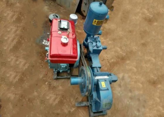 Pompa Lumpur Pengeboran Tunggal Diesel Dengan Mesin Diesel 8 HP - 220V / 380V Daya - 160L / Min Aliran