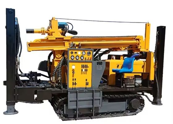 300M Hydraulic Water Well Drilling Rig Pneumatic Crawler Drill Untuk Multi Fungsi