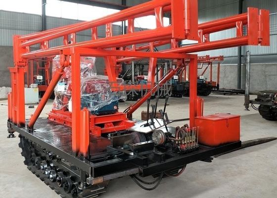 Keandalan Teknik Pengeboran Rig Crawler dipasang Pengeboran Rig Ukuran Disesuaikan