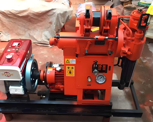 1 Tahun Garansi Geoteknik Pengeboran Rig Dengan Pompa Lumpur XY-1A Teknik Pengeboran Rig