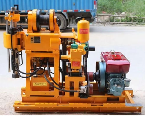 130 Meter kedalaman pengeboran XY-1A Mesin Pengeboran Geologi Rig Untuk Investigasi Coring