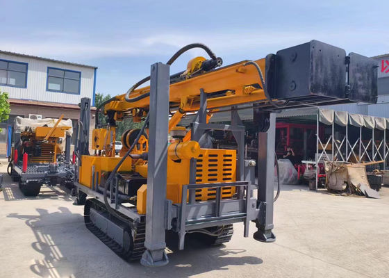 Mesin Bor Sumur yang Dipasang di Truk dengan Gaya Angkat Winch 30T