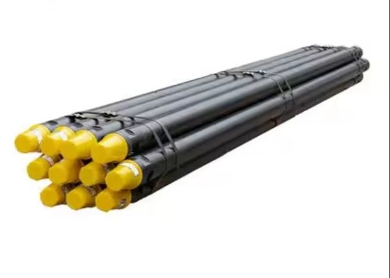 Diameter 300-1200mm Long Spiral Rock Drill Rods Elastisitas Tinggi Terdaftar