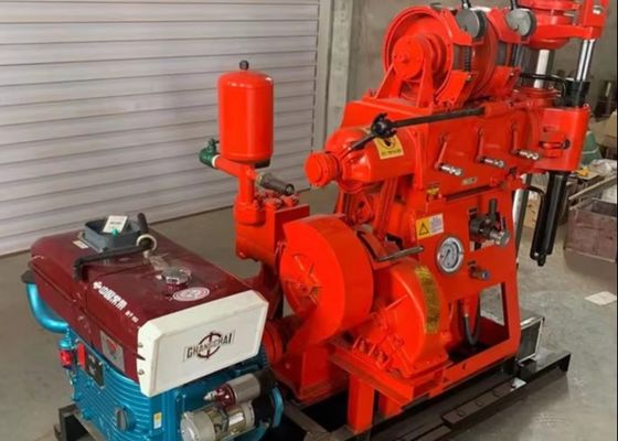 200 Meter Pengeboran kedalaman baja Eksplorasi Teknik Pengeboran Rig Mesin