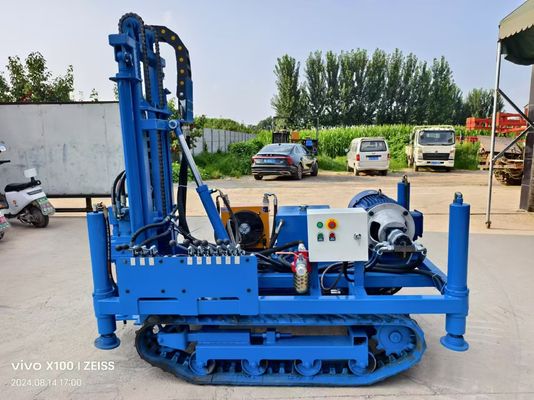 150m Lumpur Pengeboran Air Well Borhole Pengeboran Rig Dengan Operasi Mudah Kecepatan Pengeboran Tinggi