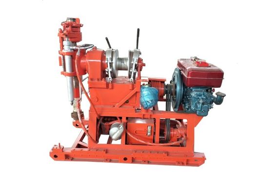 Rig Pengeboran Inti Hidraulik Dengan Mesin Diesel 18 hp